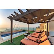 Jbr penthouse with terrace pool