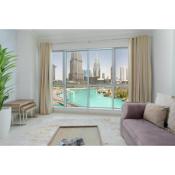 King 2 Bedroom With Burj Khalifa & Fountain View