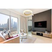 Livbnb Suites - Lavish 2BR w/ Burj Khalifa Views & Near Dubai Mall