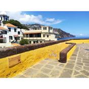 One bedroom appartement with sea view furnished terrace and wifi at Funchal 6 km away from the beach
