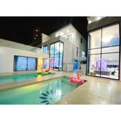 Yizen162/283芭提雅市中心棕榈泉泳池双拼别墅 Palm Spring Villas Pattaya