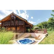 Amazing home in Krasic with Jacuzzi, Sauna and WiFi