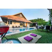 AnB Poolvilla Grand Modern 3BR Jomtien for 10pax