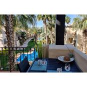 Apartment with a beautiful view with a terrace in Roda golf & Beach resort