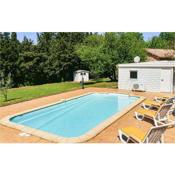 Beautiful home in Ferrires-Poussarou with Outdoor swimming pool, 2 Bedrooms and Private swimming pool