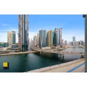 Canal & Race Course View 1BD Noora Tower 1