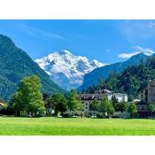 Eiger, Jungfrau, luxury garden apartment