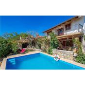 Nice home in Banjol with 3 Bedrooms, Outdoor swimming pool and Jacuzzi