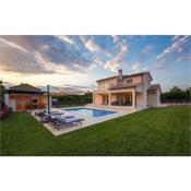 Nice home in Nedescina with 4 Bedrooms, WiFi and Heated swimming pool