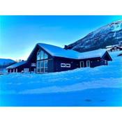 Nyere flott hytte med ski in/out på Overøye