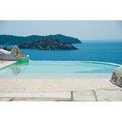 Villa Arios, pool, jacuzzi and sea